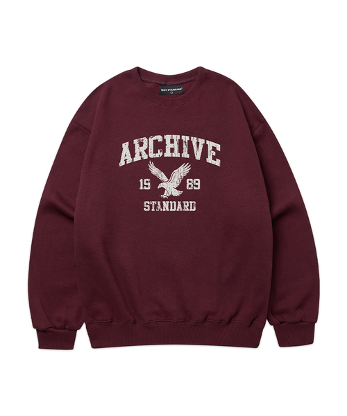 1989STANDARD(1989スタンダード)の「ARCHIVE EAGLE スウェット (STMSTD-0268)(スウェット・メンズ・ライトグレー/オートミール/ダークグレー/ブラック/バーガンディー/ネイビー・MEDIUM/X-LARGE/LARGE)」の6枚目の写真