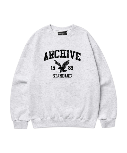 1989STANDARD(1989スタンダード)の「ARCHIVE EAGLE スウェット (STMSTD-0268)(スウェット・メンズ・ライトグレー/オートミール/ダークグレー/ブラック/バーガンディー/ネイビー・MEDIUM/X-LARGE/LARGE)」の2枚目の写真