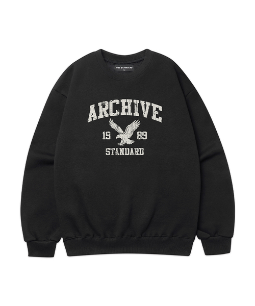 1989STANDARD(1989スタンダード)の「ARCHIVE EAGLE スウェット (STMSTD-0268)(スウェット・メンズ・ライトグレー/オートミール/ダークグレー/ブラック/バーガンディー/ネイビー・MEDIUM/X-LARGE/LARGE)」の1枚目の写真
