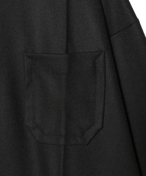 onegravity（ワングラビティ）の「onegravity / Super120's パーマネントプレス ピンタック プルオーバー（Tシャツ/カットソー・メンズ・ブラック・MEDIUM/LARGE）」の8枚目の写真