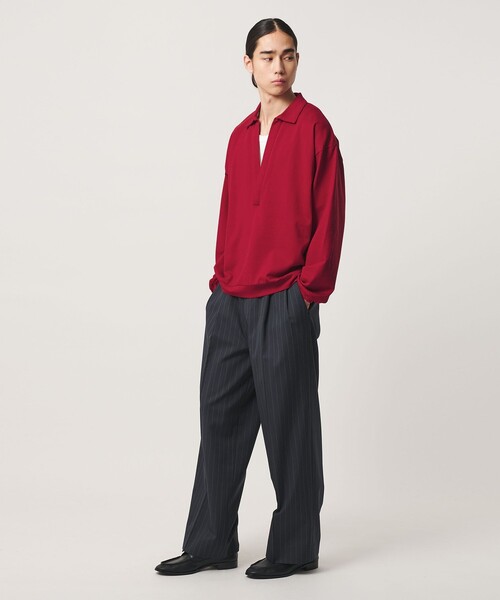 MONKEY TIME(モンキータイム)の「ツイル 2タック ワイド ストレート スラックス(スラックス・メンズ・その他1/ダークグレー/ブラック/その他2・L/XL/M/S)」の12枚目の写真