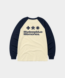 Mm Symbol Logo Raglan Tee (YELLOW/NAVY)