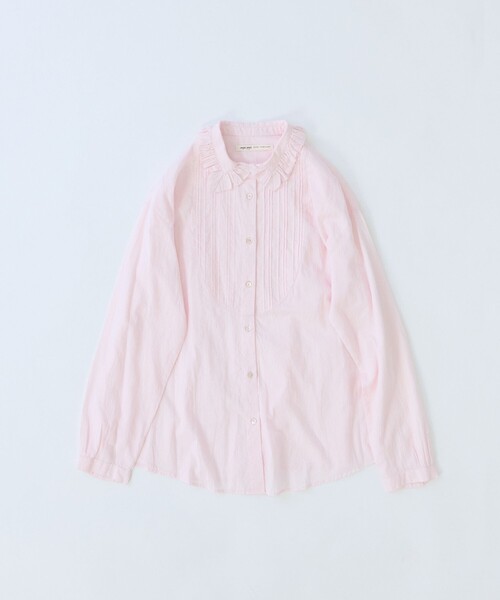 conges payes ADIEU TRISTESSE(コンジェ ペイエ アデュートリステス)の「コットンボイルギャザーカラーブラウス(シャツ/ブラウス・レディース・ブルー/ピンク/オフホワイト・38)」の3枚目の写真