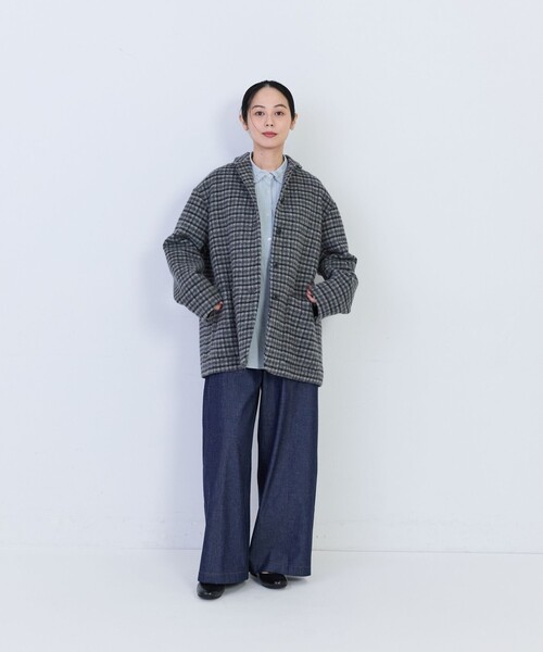 conges payes ADIEU TRISTESSE(コンジェ ペイエ アデュートリステス)の「コットンボイルギャザーカラーブラウス(シャツ/ブラウス・レディース・ブルー/ピンク/オフホワイト・38)」の16枚目の写真