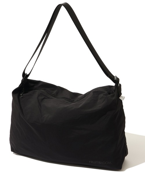 FRUIT OF THE LOOM（フルーツオブザルーム）の「【FRUIT OF THE LOOM/フルーツオブザルーム】EX BIG SHOULDER BAG/ショルダーバッグ（ショルダーバッグ・メンズ・エンジ/ライトグレー/インディゴブルー/ブラック/チャコールグレー・FREE）」の6枚目の写真