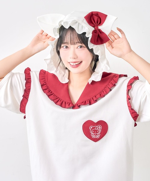 DearMyLove（ディアマイラブ）の「【サンリオ×DML】なりきりセーラーTシャツワンピ（ワンピース・レディース・ブラック/ブルー/ベビーピンク/ホワイト・FREE）」の9枚目の写真