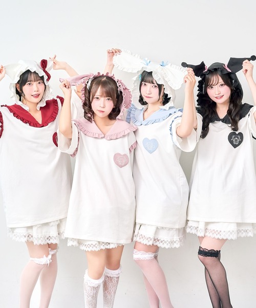DearMyLove（ディアマイラブ）の「【サンリオ×DML】なりきりセーラーTシャツワンピ（ワンピース・レディース・ブラック/ブルー/ベビーピンク/ホワイト・FREE）」の15枚目の写真