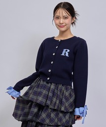 リボンカフスRチャームカーディガン