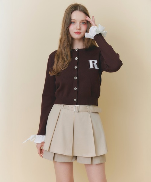 REDYAZEL(レディアゼル)の「リボンカフスRチャームカーディガン(カーディガン/ボレロ・レディース・ブラウン/ブルー系その他/ピンク/ネイビー・FREE)」の16枚目の写真