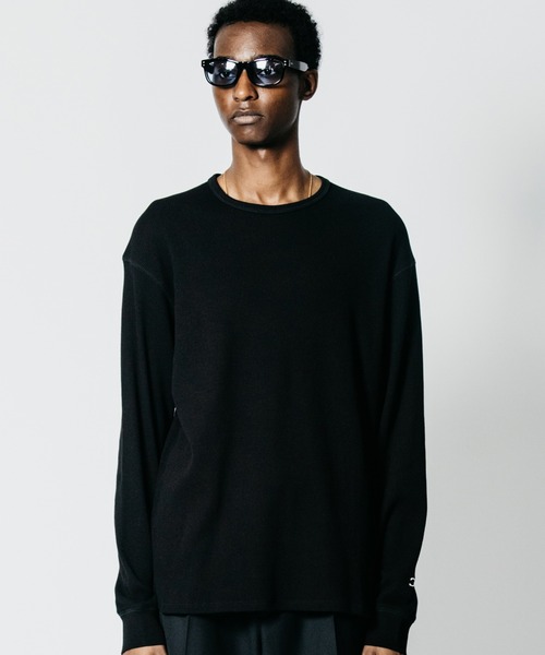 CRIMIE（クライミー）の「THERMAL C-CHAIN LONG SLEEVE T SHIRT（Tシャツ/カットソー・メンズ・ブラック/ホワイト・XXL/XL/L/M/S）」の2枚目の写真