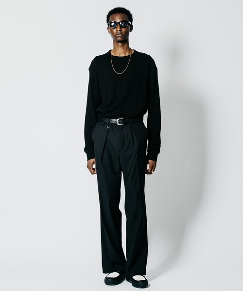 CRIMIE（クライミー）の「THERMAL C-CHAIN LONG SLEEVE T SHIRT（Tシャツ/カットソー・メンズ・ブラック/ホワイト・XXL/XL/L/M/S）」の3枚目の写真