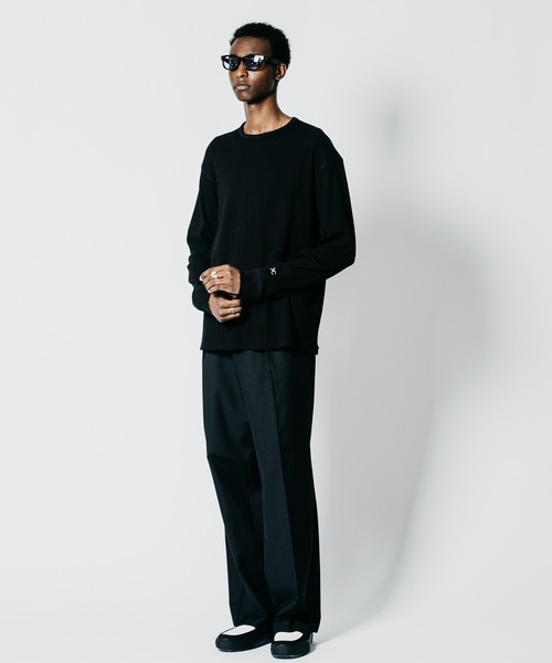 CRIMIE（クライミー）の「THERMAL C-CHAIN LONG SLEEVE T SHIRT（Tシャツ/カットソー・メンズ・ブラック/ホワイト・XXL/XL/L/M/S）」の8枚目の写真