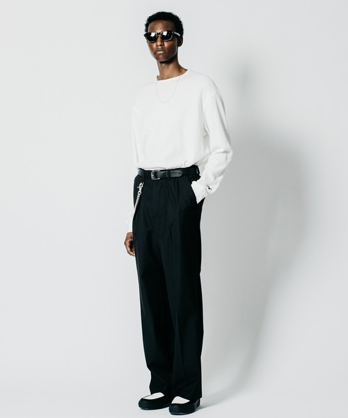 CRIMIE（クライミー）の「THERMAL C-CHAIN LONG SLEEVE T SHIRT（Tシャツ/カットソー・メンズ・ブラック/ホワイト・XXL/XL/L/M/S）」の11枚目の写真