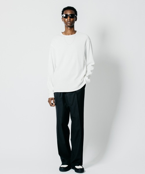CRIMIE（クライミー）の「THERMAL C-CHAIN LONG SLEEVE T SHIRT（Tシャツ/カットソー・メンズ・ブラック/ホワイト・XXL/XL/L/M/S）」の16枚目の写真