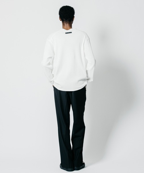 CRIMIE（クライミー）の「THERMAL C-CHAIN LONG SLEEVE T SHIRT（Tシャツ/カットソー・メンズ・ブラック/ホワイト・XXL/XL/L/M/S）」の18枚目の写真
