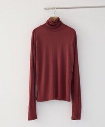 [ATON/エイトン]MODAL SILK JERSEY TURTLENECK PULLOVER/モダールシルク ジャージー タートルネックプルオーバー/タートルネック
