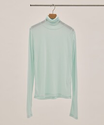 [ATON/エイトン]MODAL SILK JERSEY TURTLENECK PULLOVER/モダールシルク ジャージー タートルネックプルオーバー/タートルネック