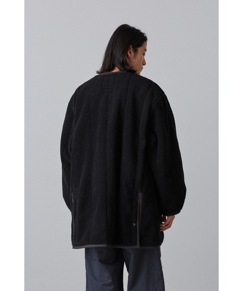 YLEVE(イレーヴ)の「LAVENHAM × YLEVE / COLLARLESS ZIP CO(ダウンジャケット/コート・メンズ・ブラック/カーキ・3/4)」の16枚目の写真