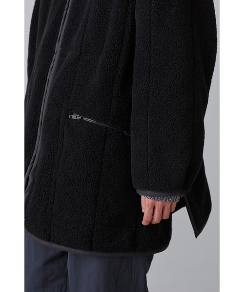 YLEVE(イレーヴ)の「LAVENHAM × YLEVE / COLLARLESS ZIP CO(ダウンジャケット/コート・メンズ・ブラック/カーキ・3/4)」の18枚目の写真