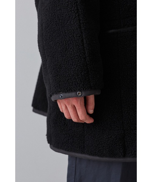 YLEVE(イレーヴ)の「LAVENHAM × YLEVE / COLLARLESS ZIP CO(ダウンジャケット/コート・メンズ・ブラック/カーキ・3/4)」の19枚目の写真