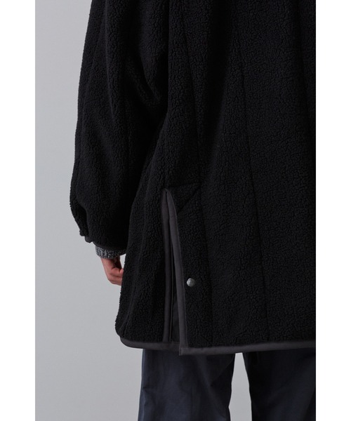YLEVE(イレーヴ)の「LAVENHAM × YLEVE / COLLARLESS ZIP CO(ダウンジャケット/コート・メンズ・ブラック/カーキ・3/4)」の8枚目の写真