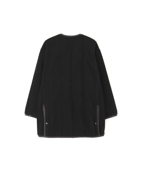 YLEVE(イレーヴ)の「LAVENHAM × YLEVE / COLLARLESS ZIP CO(ダウンジャケット/コート・メンズ・ブラック/カーキ・3/4)」の12枚目の写真
