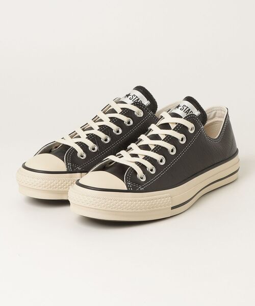 CONVERSE(コンバース)の「converse コンバース LEATHER ALL STAR J OX レザー オールスター J OX 31318880(スニーカー・メンズ・ブラック・26.5cm/26.0cm/27.0cm)」の1枚目の写真