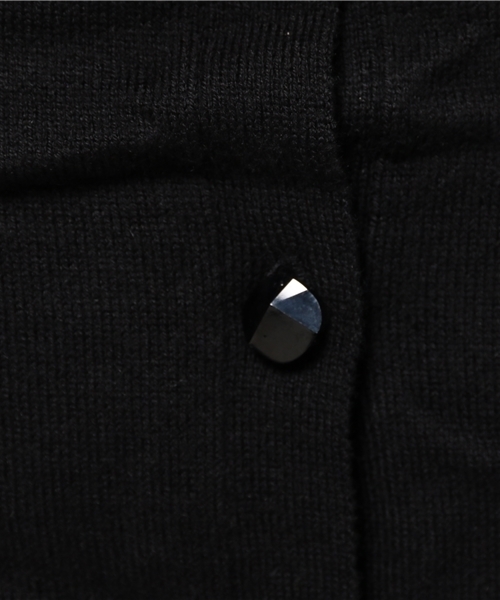 REAL CUBE(リアルキューブ)の「REAL CUBE 袖シフォン 前後リバーシブルカーディガン(カーディガン/ボレロ・レディース・ブラック/キナリ/ネイビー・38)」の5枚目の写真