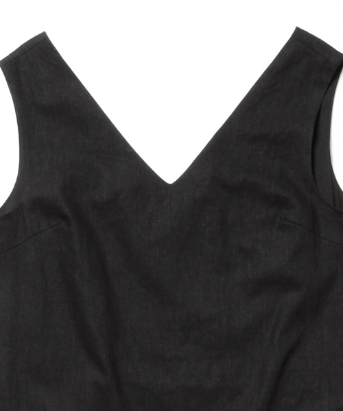 B:MING by BEAMS(ビーミングバイビームス)の「【VERY5月号掲載】ビーミング by ビームス / リネンVネックワンピース(ワンピース・レディース・ホワイト/ブラック・SMALL/MEDIUM)」の12枚目の写真