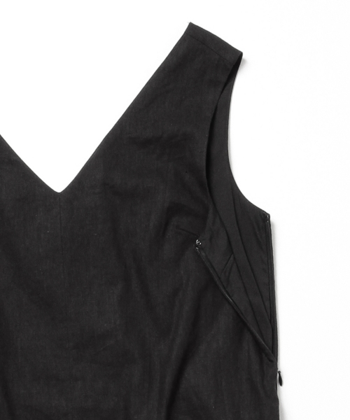 B:MING by BEAMS(ビーミングバイビームス)の「【VERY5月号掲載】ビーミング by ビームス / リネンVネックワンピース(ワンピース・レディース・ホワイト/ブラック・SMALL/MEDIUM)」の15枚目の写真