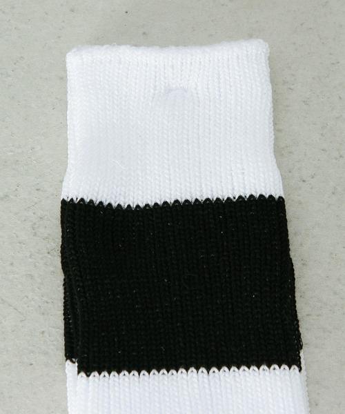 BEAUTY&YOUTH UNITED ARROWS（ビューティーアンドユースユナイテッドアローズ）の「＜H BEAUTY&YOUTH＞ 84N PANEL RIB REG/ｿｯｸｽ（ソックス/靴下・メンズ・ホワイト・FREE）」の2枚目の写真