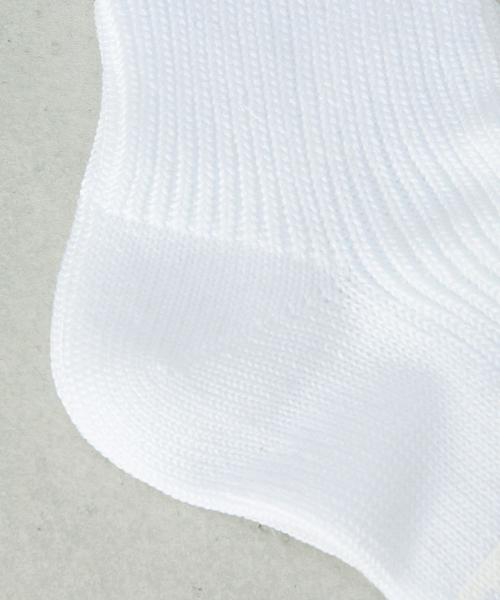 BEAUTY&YOUTH UNITED ARROWS（ビューティーアンドユースユナイテッドアローズ）の「＜H BEAUTY&YOUTH＞ 84N PANEL RIB REG/ｿｯｸｽ（ソックス/靴下・メンズ・ホワイト・FREE）」の3枚目の写真