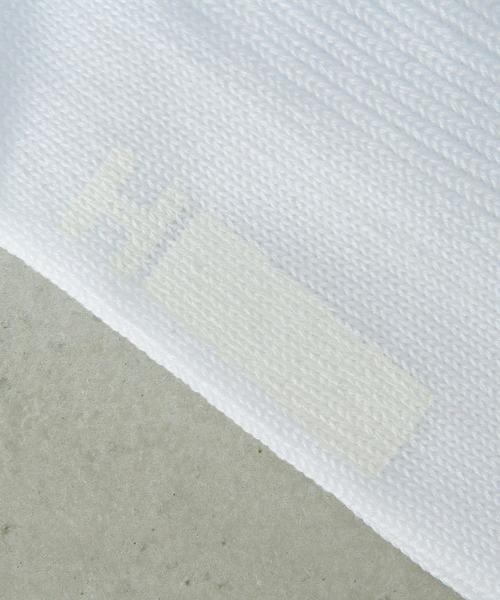 BEAUTY&YOUTH UNITED ARROWS（ビューティーアンドユースユナイテッドアローズ）の「＜H BEAUTY&YOUTH＞ 84N PANEL RIB REG/ｿｯｸｽ（ソックス/靴下・メンズ・ホワイト・FREE）」の5枚目の写真