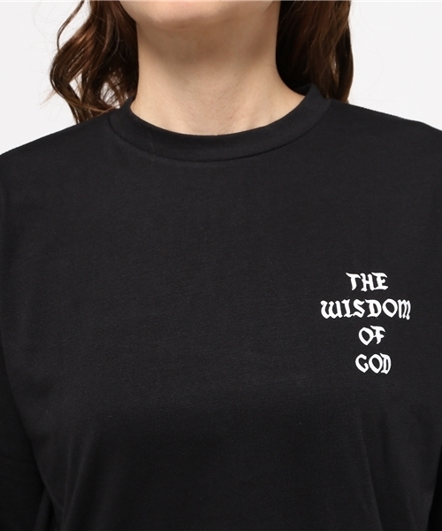 WEGO(ウィゴー)の「WEGO/バックロゴルーズロングTシャツ(Tシャツ/カットソー・レディース・ライトピンク/ブラック/ホワイト・FREE)」の7枚目の写真