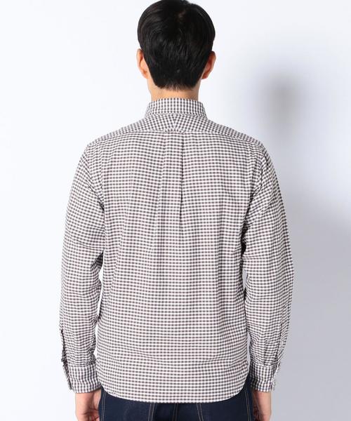 coen(コーエン)の「ギンガムチェックオックスボタンダウンシャツ(シャツ/ブラウス・メンズ・ブラック/ネイビー/レッド/ブラウン/グレー・X-LARGE/LARGE/X-SMALL/MEDIUM/SMALL)」の14枚目の写真