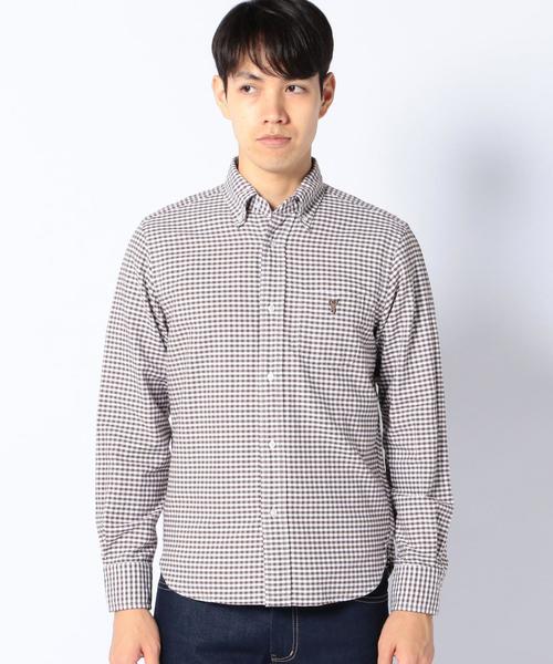 coen(コーエン)の「ギンガムチェックオックスボタンダウンシャツ(シャツ/ブラウス・メンズ・ブラック/ネイビー/レッド/ブラウン/グレー・X-LARGE/LARGE/X-SMALL/MEDIUM/SMALL)」の13枚目の写真