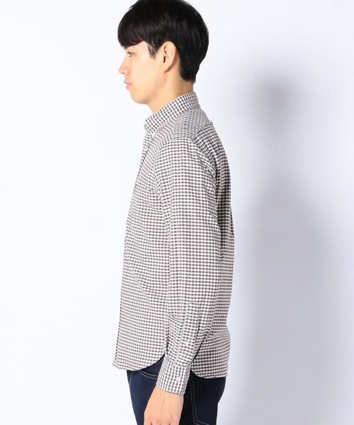 coen(コーエン)の「ギンガムチェックオックスボタンダウンシャツ(シャツ/ブラウス・メンズ・ブラック/ネイビー/レッド/ブラウン/グレー・X-LARGE/LARGE/X-SMALL/MEDIUM/SMALL)」の20枚目の写真