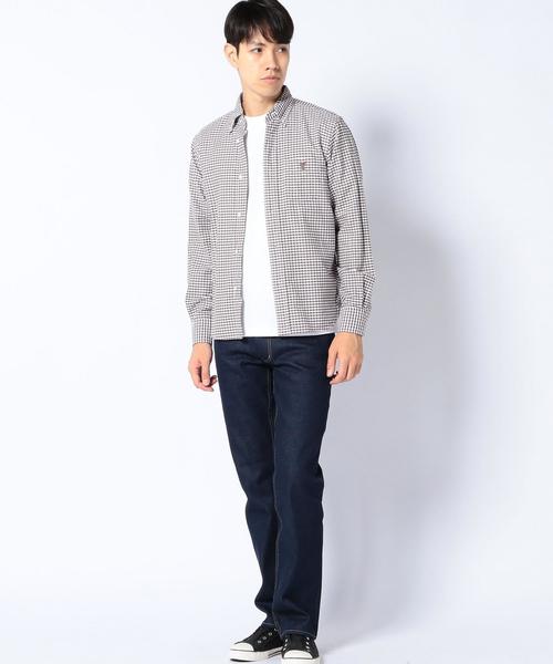 coen(コーエン)の「ギンガムチェックオックスボタンダウンシャツ(シャツ/ブラウス・メンズ・ブラック/ネイビー/レッド/ブラウン/グレー・X-LARGE/LARGE/X-SMALL/MEDIUM/SMALL)」の19枚目の写真