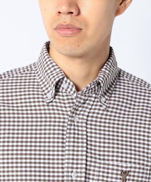 coen(コーエン)の「ギンガムチェックオックスボタンダウンシャツ(シャツ/ブラウス・メンズ・ブラック/ネイビー/レッド/ブラウン/グレー・X-LARGE/LARGE/X-SMALL/MEDIUM/SMALL)」の18枚目の写真