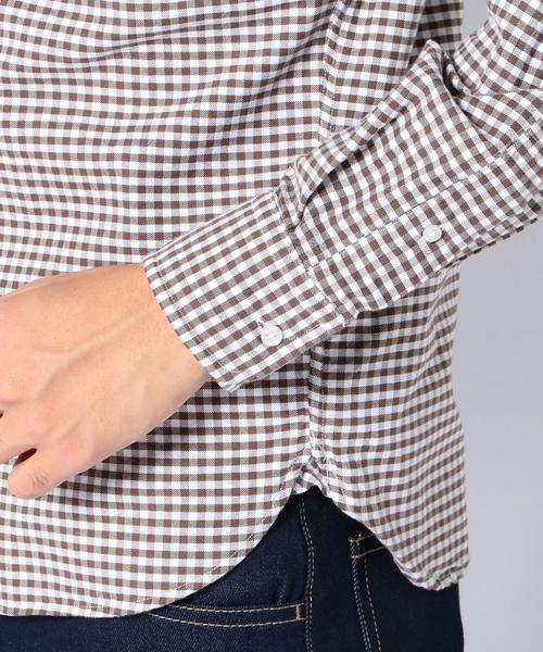 coen(コーエン)の「ギンガムチェックオックスボタンダウンシャツ(シャツ/ブラウス・メンズ・ブラック/ネイビー/レッド/ブラウン/グレー・X-LARGE/LARGE/X-SMALL/MEDIUM/SMALL)」の17枚目の写真