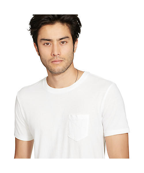 Denim & Supply Ralph Lauren（デニムアンドサプライラルフローレン）の「コットン ジャージー ポケット Tシャツ（Tシャツ/カットソー・メンズ・ホワイト・MEDIUM/SMALL/X-SMALL/LARGE）」の4枚目の写真