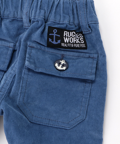 RUGGEDWORKS(ラゲッドワークス)の「コーデュロイロングパンツ(その他パンツ・キッズ・ブルー/ネイビー・110cm/120cm/90cm/80cm/140cm/130cm/100cm)」の6枚目の写真