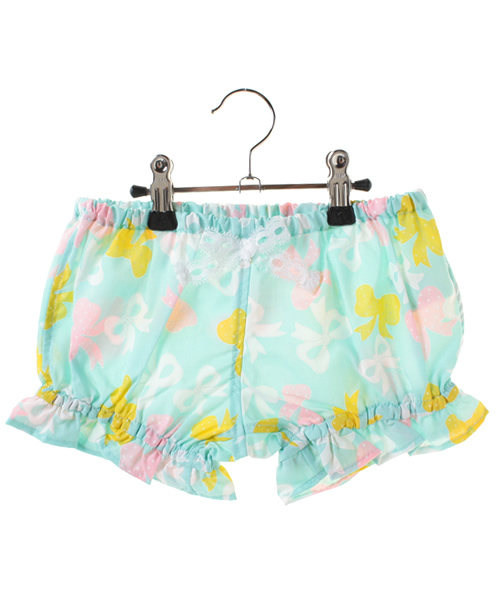 fafa（フェフェ）の「Bo（ブルマー）（その他パンツ・キッズ・アクア/C/D/ホワイト×ピンク/ホワイト×パープル/ライトピンク/レッド系その他/ピンク系その他/イエロー系その他/グリーン系その他/パープル系その他/ブルー系その他/ラベンダー/ボルドー/イエロー/ブルー/アイボリー/グリーン/ネイビー/パープル/レッド/ライトブルー/ブラック/ダークグリーン・90cm/70cm/80ｃｍ/80/70/90）」の8枚目の写真