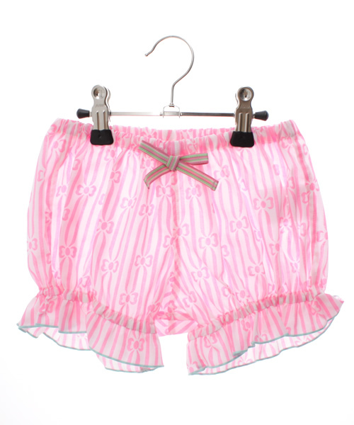 fafa（フェフェ）の「Bo（ブルマー）（その他パンツ・キッズ・アクア/C/D/ホワイト×ピンク/ホワイト×パープル/ライトピンク/レッド系その他/ピンク系その他/イエロー系その他/グリーン系その他/パープル系その他/ブルー系その他/ラベンダー/ボルドー/イエロー/ブルー/アイボリー/グリーン/ネイビー/パープル/レッド/ライトブルー/ブラック/ダークグリーン・90cm/70cm/80ｃｍ/80/70/90）」の4枚目の写真