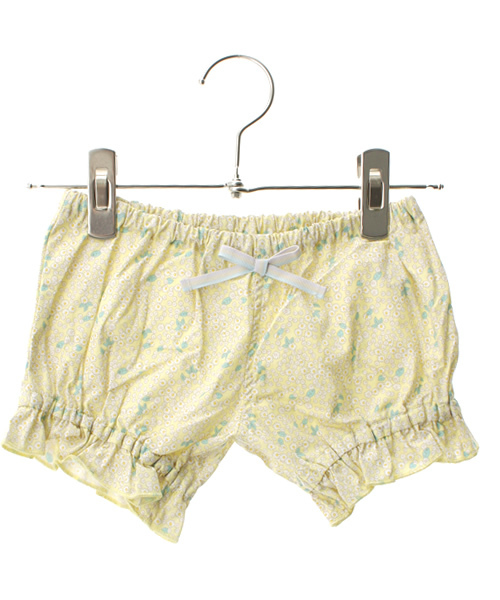 fafa（フェフェ）の「Bo（ブルマー）（その他パンツ・キッズ・アクア/C/D/ホワイト×ピンク/ホワイト×パープル/ライトピンク/レッド系その他/ピンク系その他/イエロー系その他/グリーン系その他/パープル系その他/ブルー系その他/ラベンダー/ボルドー/イエロー/ブルー/アイボリー/グリーン/ネイビー/パープル/レッド/ライトブルー/ブラック/ダークグリーン・90cm/70cm/80ｃｍ/80/70/90）」の2枚目の写真