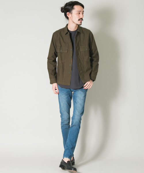 URBAN RESEARCH(アーバンリサーチ)の「UR VintageMilitaryShirts(シャツ/ブラウス・メンズ・カーキ/イエロー系その他/ブラック系その他/ネイビー・MEDIUM/LARGE/SMALL)」の20枚目の写真