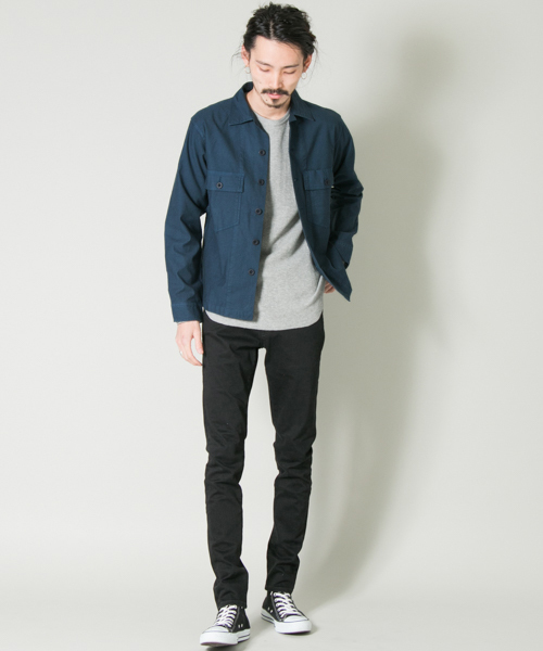 URBAN RESEARCH(アーバンリサーチ)の「UR VintageMilitaryShirts(シャツ/ブラウス・メンズ・カーキ/イエロー系その他/ブラック系その他/ネイビー・MEDIUM/LARGE/SMALL)」の21枚目の写真