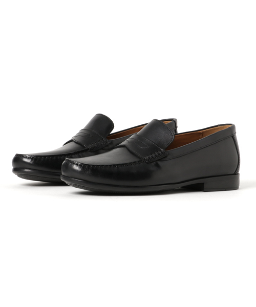 Clarks ブラックレザー ローファー WallaLoaferGTX / ワラローファーゴアテックス （ブラックレザー