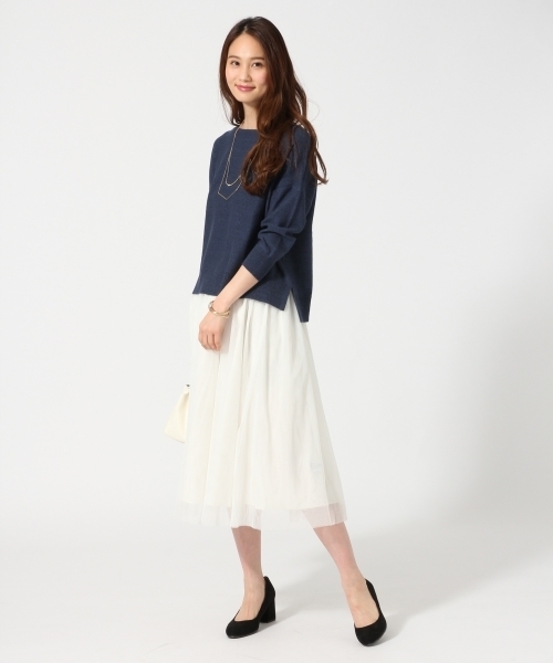 GLOBAL WORK（グローバルワーク）の「リバーシブルチュールスカート/746880（スカート・レディース・ホワイト/カーキ/ネイビー・LARGE/MEDIUM）」の8枚目の写真