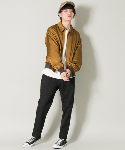 URBAN RESEARCH（アーバンリサーチ）の「UR DROP COLLAR BLOUSON（ブルゾン・メンズ・ブラック/ブラウン系その他/ブルー・LARGE/MEDIUM）」の8枚目の写真